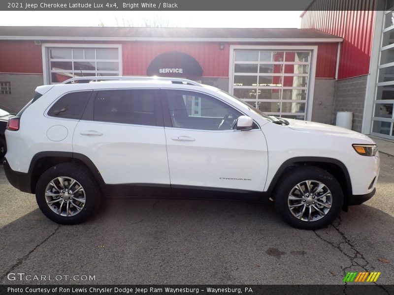 Bright White / Black 2021 Jeep Cherokee Latitude Lux 4x4