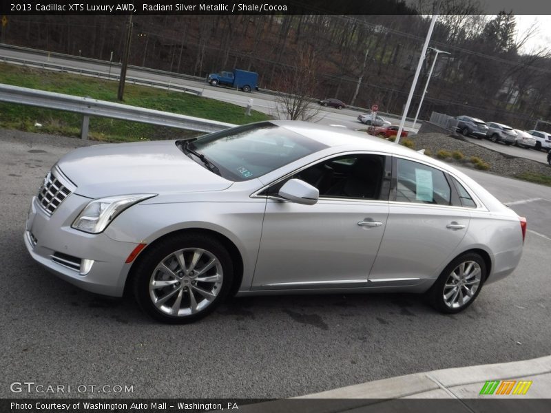 Radiant Silver Metallic / Shale/Cocoa 2013 Cadillac XTS Luxury AWD