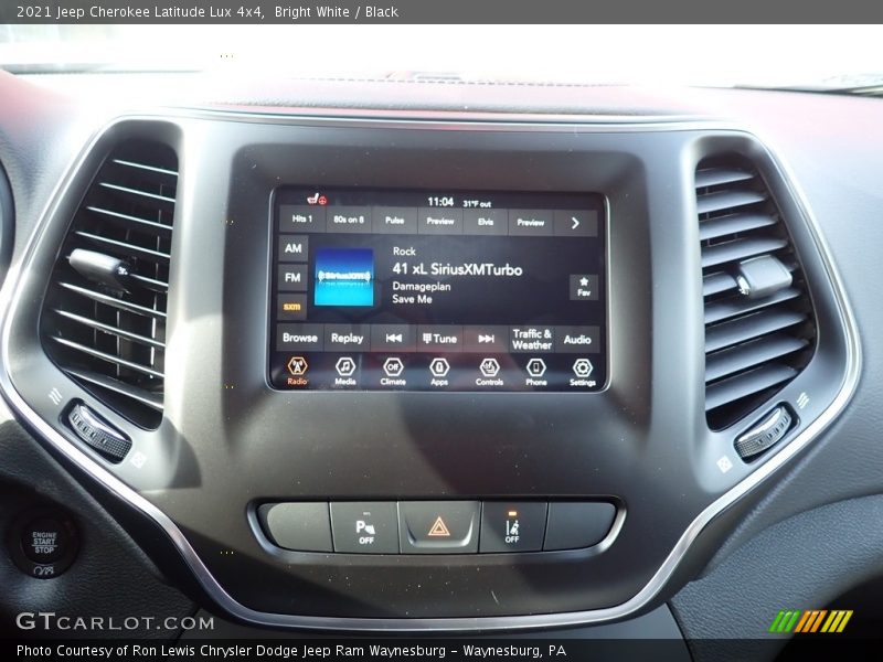 Bright White / Black 2021 Jeep Cherokee Latitude Lux 4x4