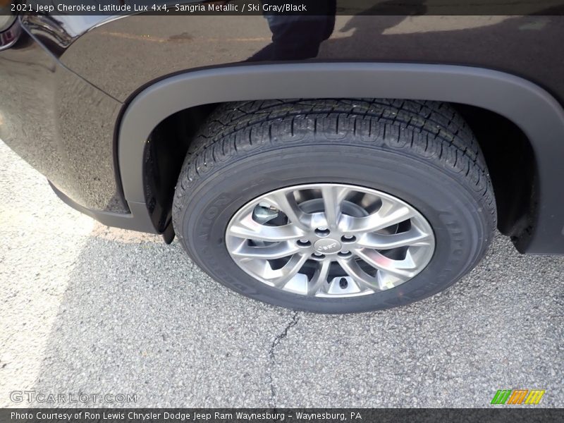 Sangria Metallic / Ski Gray/Black 2021 Jeep Cherokee Latitude Lux 4x4
