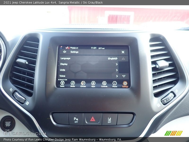Sangria Metallic / Ski Gray/Black 2021 Jeep Cherokee Latitude Lux 4x4
