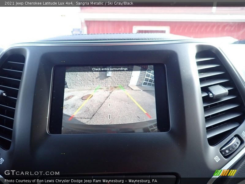 Sangria Metallic / Ski Gray/Black 2021 Jeep Cherokee Latitude Lux 4x4