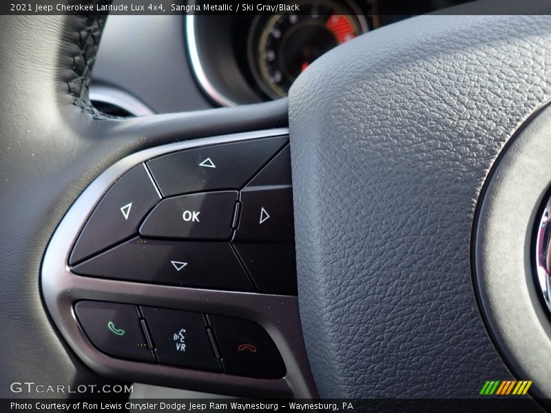 Sangria Metallic / Ski Gray/Black 2021 Jeep Cherokee Latitude Lux 4x4