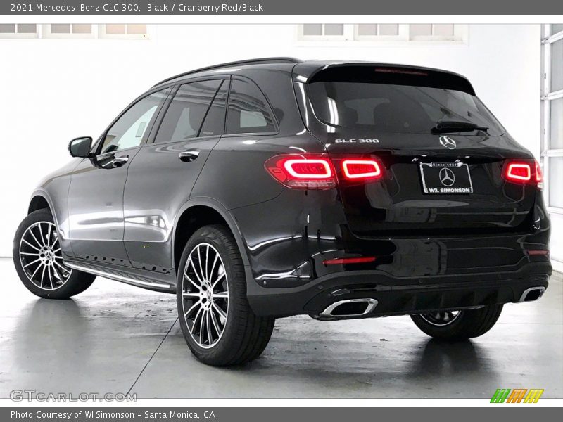 Black / Cranberry Red/Black 2021 Mercedes-Benz GLC 300