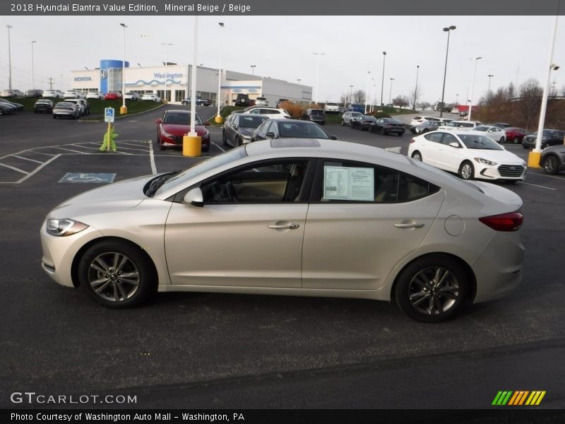 Mineral Beige / Beige 2018 Hyundai Elantra Value Edition