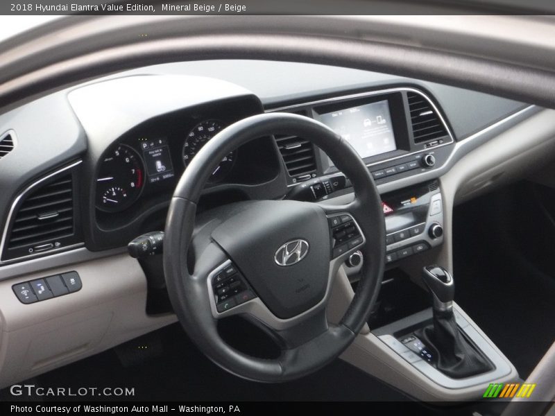 Mineral Beige / Beige 2018 Hyundai Elantra Value Edition