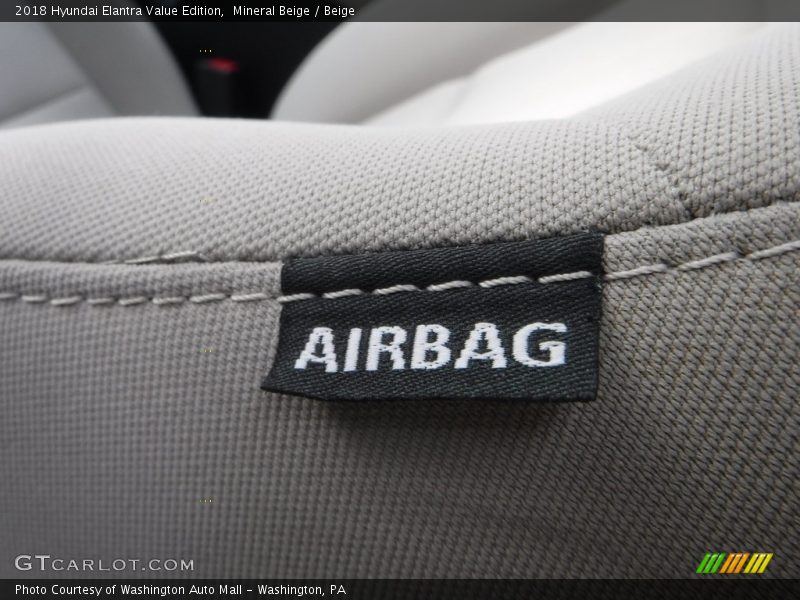 Mineral Beige / Beige 2018 Hyundai Elantra Value Edition