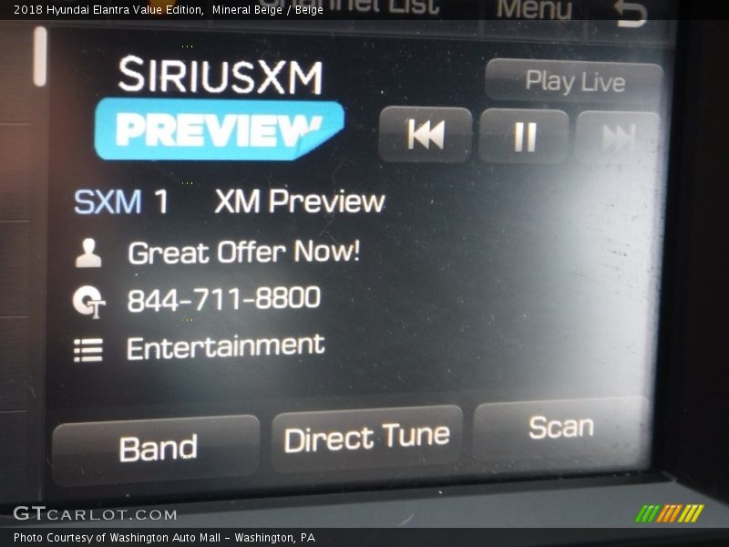 Mineral Beige / Beige 2018 Hyundai Elantra Value Edition