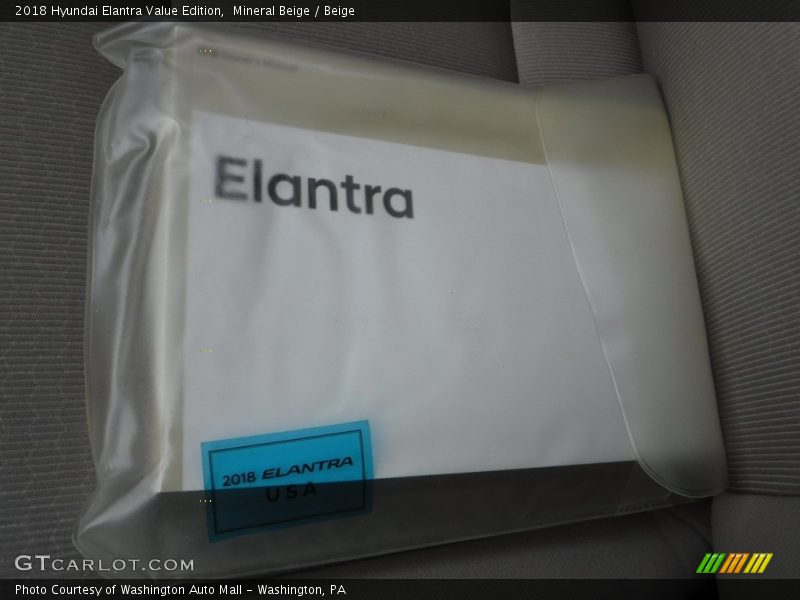 Mineral Beige / Beige 2018 Hyundai Elantra Value Edition