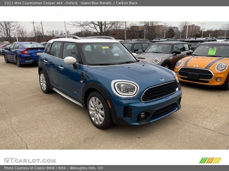 Island Blue Metallic / Carbon Black 2021 Mini Countryman Cooper All4 -Oxford