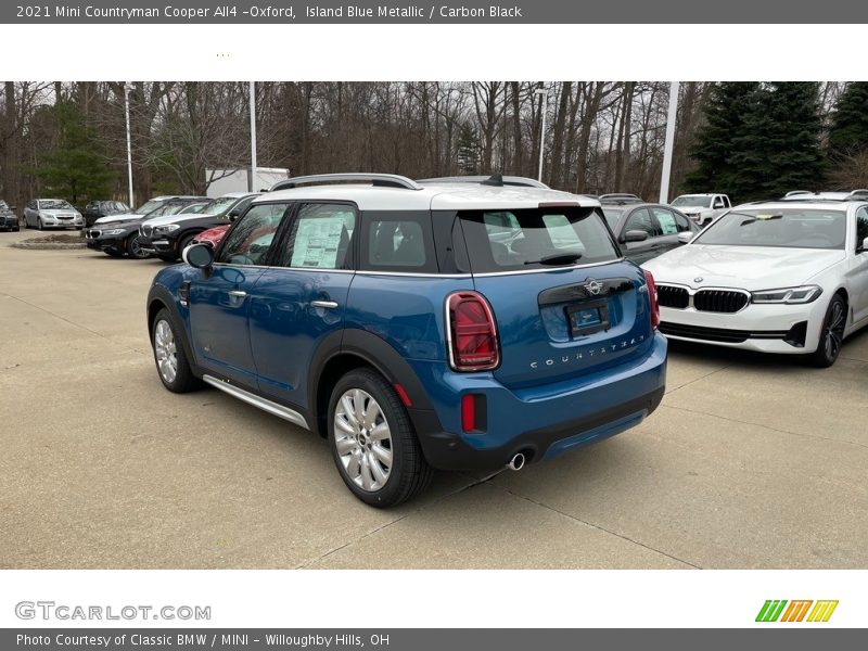 Island Blue Metallic / Carbon Black 2021 Mini Countryman Cooper All4 -Oxford