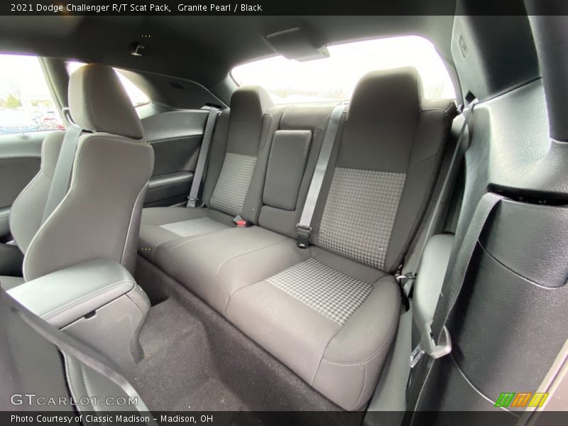 Rear Seat of 2021 Challenger R/T Scat Pack
