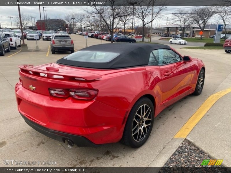 Red Hot / Jet Black 2019 Chevrolet Camaro LT Convertible