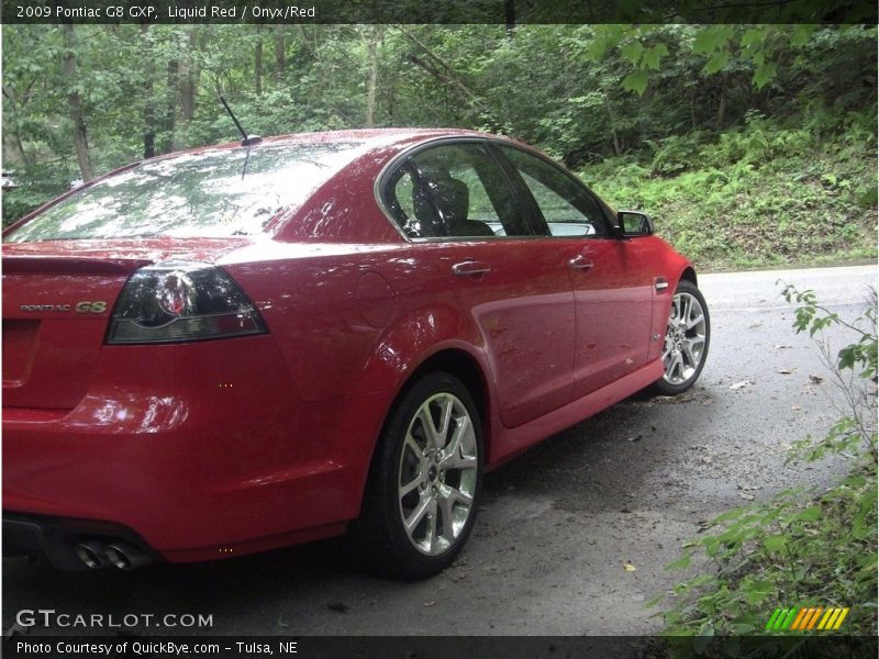 Liquid Red / Onyx/Red 2009 Pontiac G8 GXP