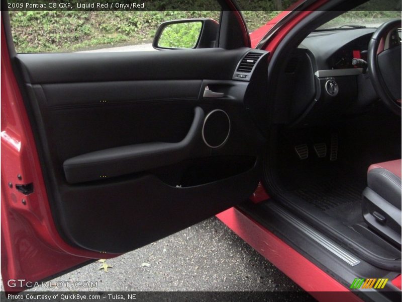 Liquid Red / Onyx/Red 2009 Pontiac G8 GXP
