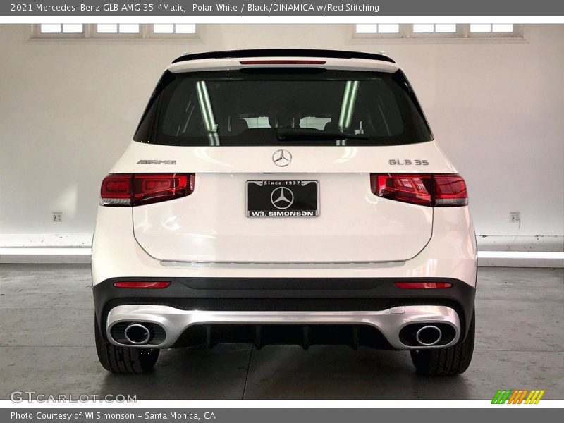 Polar White / Black/DINAMICA w/Red Stitching 2021 Mercedes-Benz GLB AMG 35 4Matic