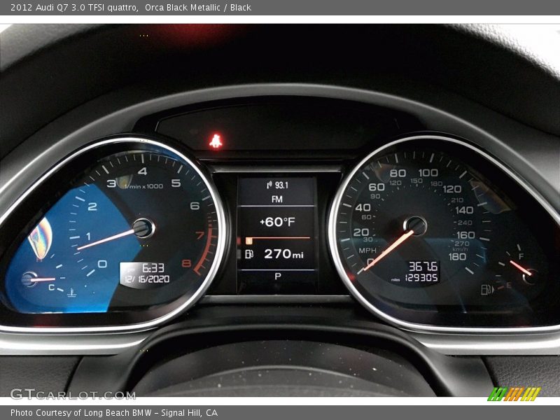 Orca Black Metallic / Black 2012 Audi Q7 3.0 TFSI quattro