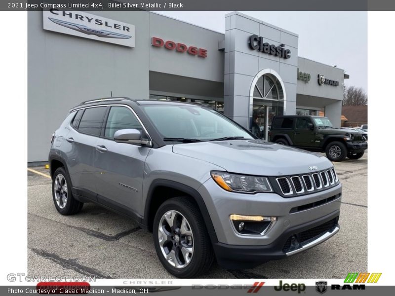 Billet Silver Metallic / Black 2021 Jeep Compass Limited 4x4