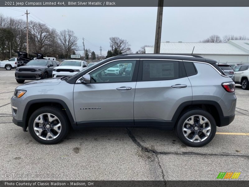 Billet Silver Metallic / Black 2021 Jeep Compass Limited 4x4