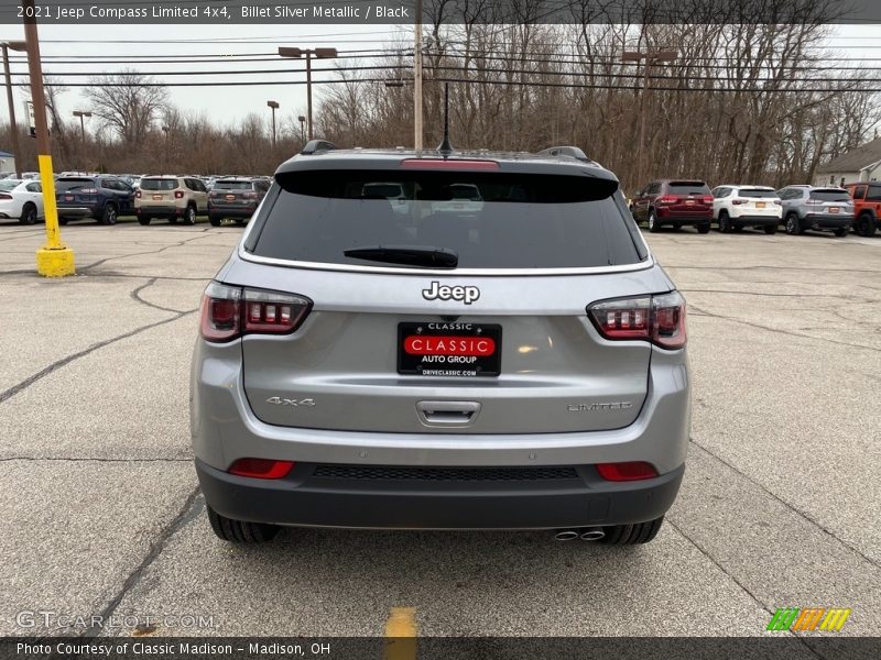 Billet Silver Metallic / Black 2021 Jeep Compass Limited 4x4