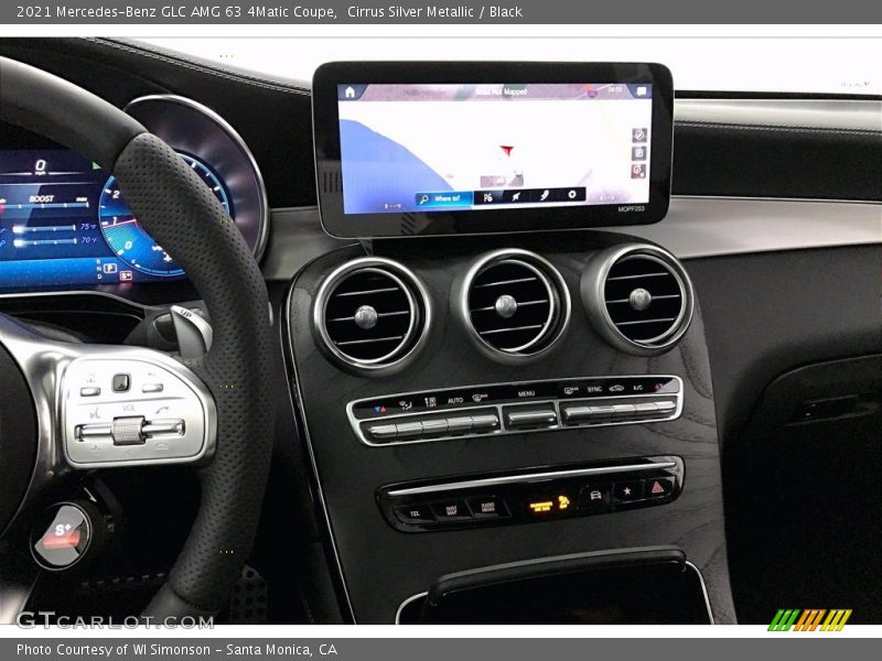 Controls of 2021 GLC AMG 63 4Matic Coupe