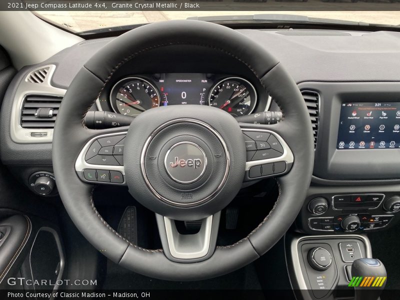 Granite Crystal Metallic / Black 2021 Jeep Compass Latitude 4x4
