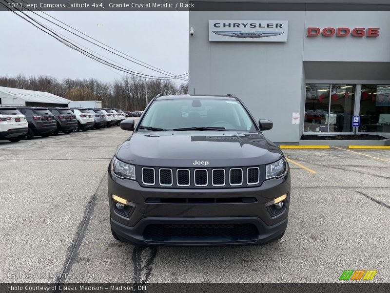 Granite Crystal Metallic / Black 2021 Jeep Compass Latitude 4x4