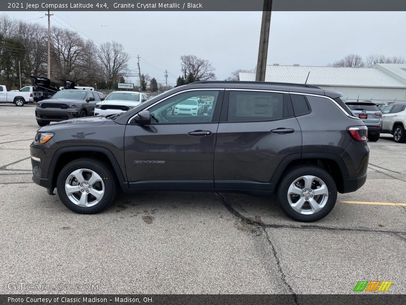 Granite Crystal Metallic / Black 2021 Jeep Compass Latitude 4x4