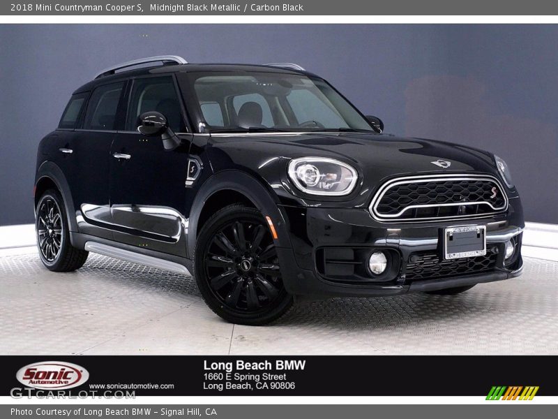 Midnight Black Metallic / Carbon Black 2018 Mini Countryman Cooper S