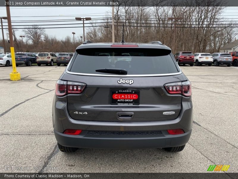 Granite Crystal Metallic / Black 2021 Jeep Compass Latitude 4x4