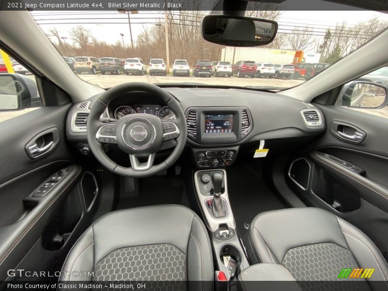 Billet Silver Metallic / Black 2021 Jeep Compass Latitude 4x4