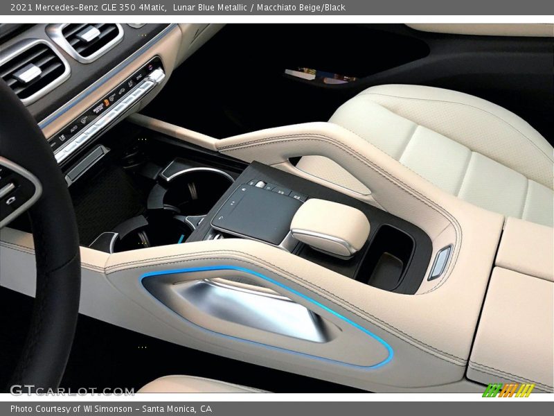 Lunar Blue Metallic / Macchiato Beige/Black 2021 Mercedes-Benz GLE 350 4Matic