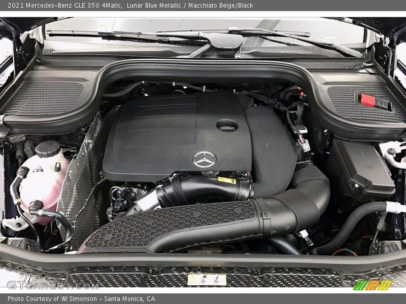 Lunar Blue Metallic / Macchiato Beige/Black 2021 Mercedes-Benz GLE 350 4Matic