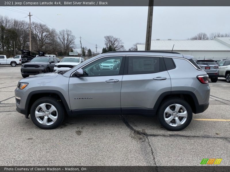 Billet Silver Metallic / Black 2021 Jeep Compass Latitude 4x4