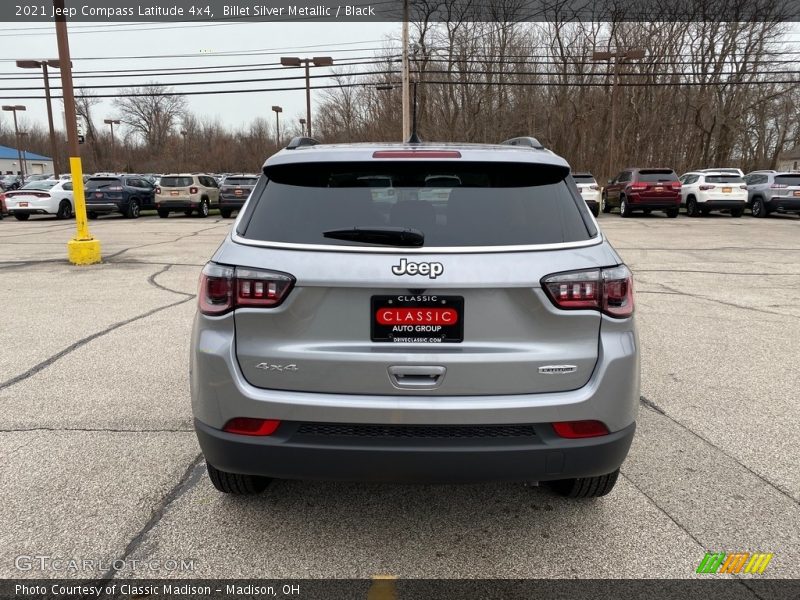 Billet Silver Metallic / Black 2021 Jeep Compass Latitude 4x4