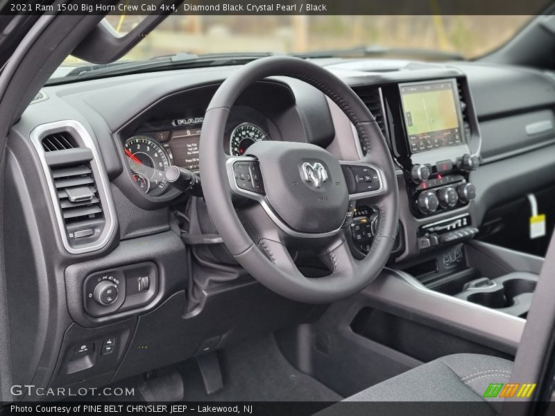  2021 1500 Big Horn Crew Cab 4x4 Steering Wheel