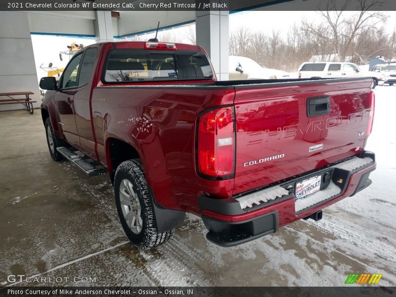 Cherry Red Tintcoat / Jet Black 2021 Chevrolet Colorado WT Extended Cab