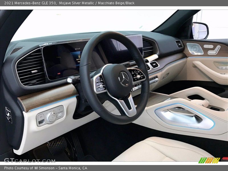 Mojave Silver Metallic / Macchiato Beige/Black 2021 Mercedes-Benz GLE 350