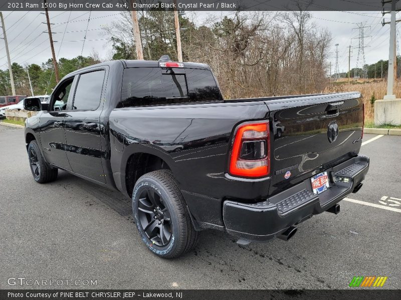 Diamond Black Crystal Pearl / Black 2021 Ram 1500 Big Horn Crew Cab 4x4