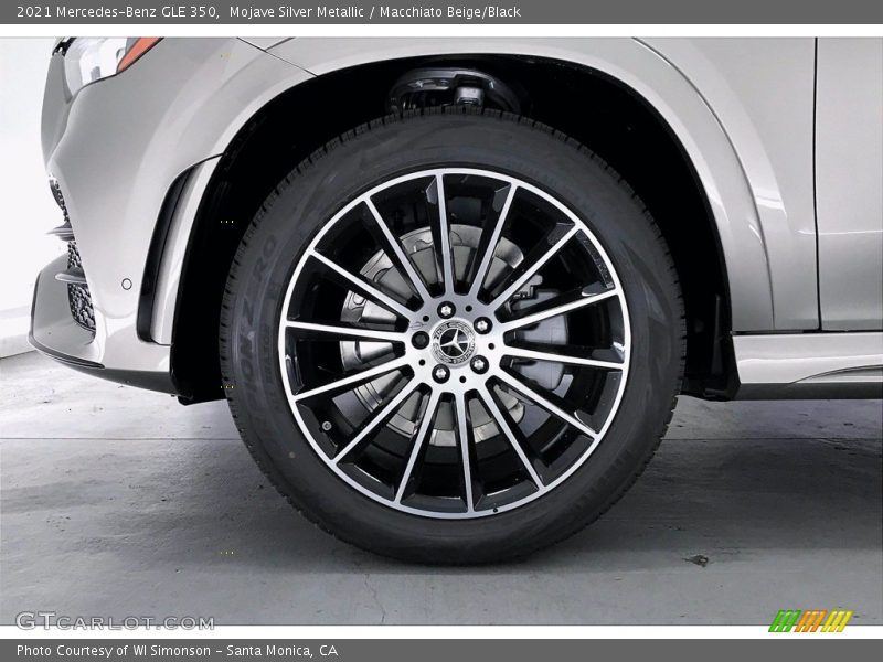 Mojave Silver Metallic / Macchiato Beige/Black 2021 Mercedes-Benz GLE 350