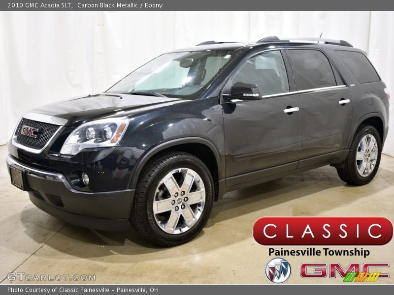 Carbon Black Metallic / Ebony 2010 GMC Acadia SLT