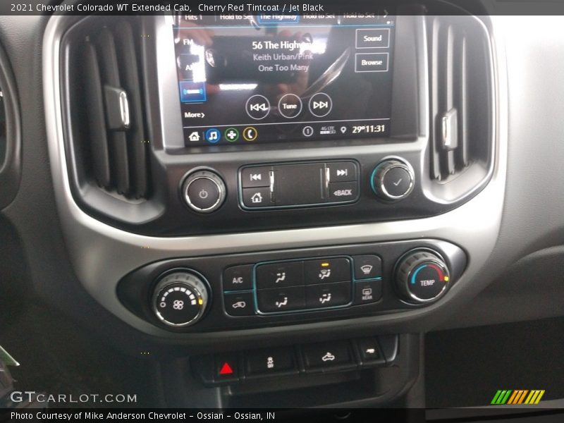 Cherry Red Tintcoat / Jet Black 2021 Chevrolet Colorado WT Extended Cab