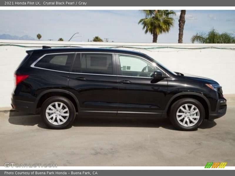 Crystal Black Pearl / Gray 2021 Honda Pilot LX