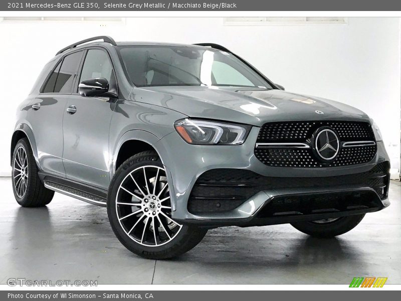 Front 3/4 View of 2021 GLE 350