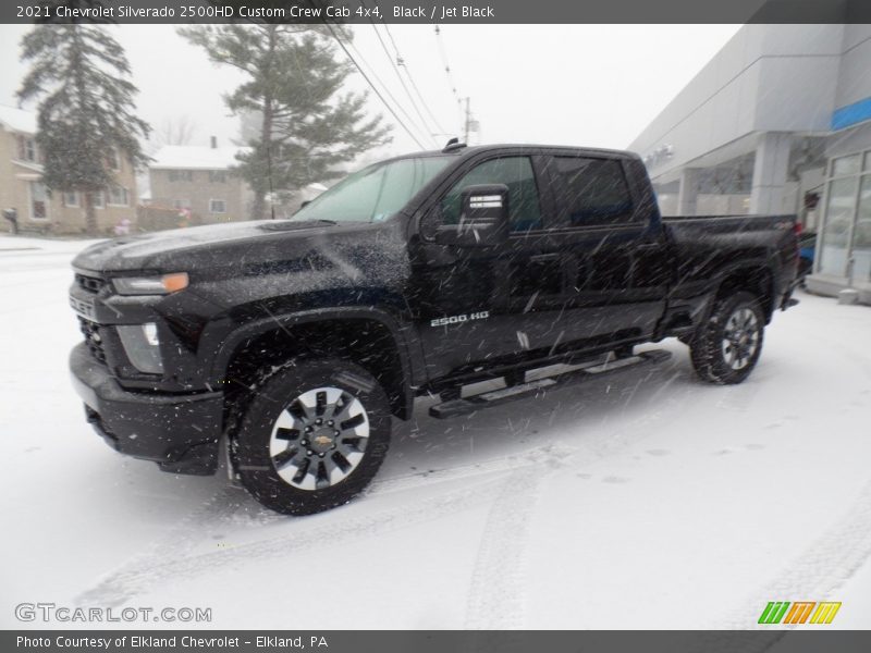 Black / Jet Black 2021 Chevrolet Silverado 2500HD Custom Crew Cab 4x4