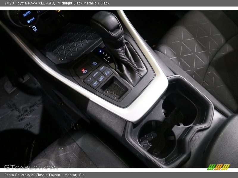Midnight Black Metallic / Black 2020 Toyota RAV4 XLE AWD