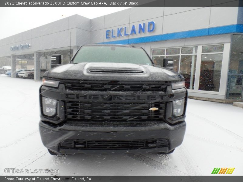 Black / Jet Black 2021 Chevrolet Silverado 2500HD Custom Crew Cab 4x4