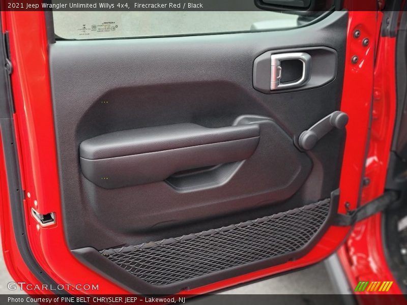 Firecracker Red / Black 2021 Jeep Wrangler Unlimited Willys 4x4