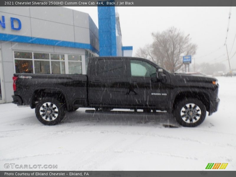 Black / Jet Black 2021 Chevrolet Silverado 2500HD Custom Crew Cab 4x4