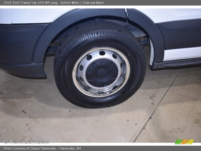 Oxford White / Charcoal Black 2015 Ford Transit Van 250 MR Long